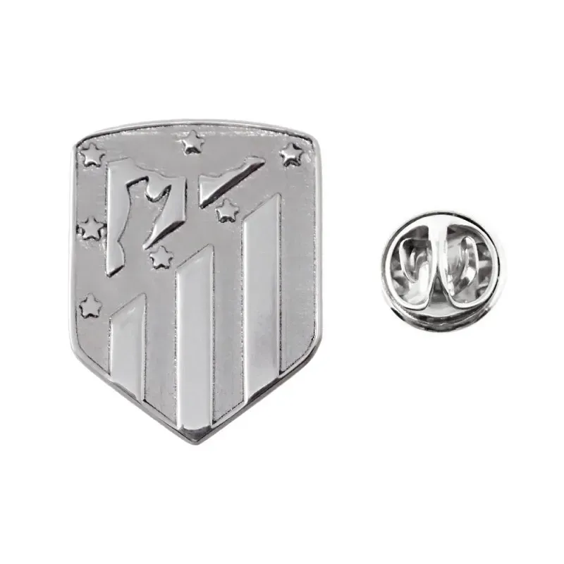Atlético de Madrid Pin Plata Ley 925m hombre 18 mm. escudo brillo mat