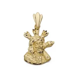 Cristo del Gran Poder de Sevilla Colgante Oro 18k unisex 27 mm. silue