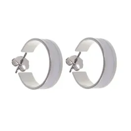 Pendientes aros plata Ley 925m mujer 16 mm. eliege color esmaltados a