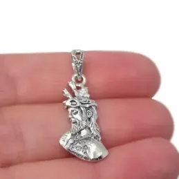 Cristo de los Gitanos colgante plata Ley 925m unisex 19 mm. detalles