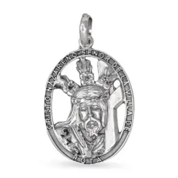 Cristo Nazareno de la Villa de Rota Colgante en Plata de Ley 925m mac