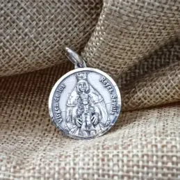 Virgen de los Reyes Patrona de Sevilla Medalla en Plata de Ley 925m m
