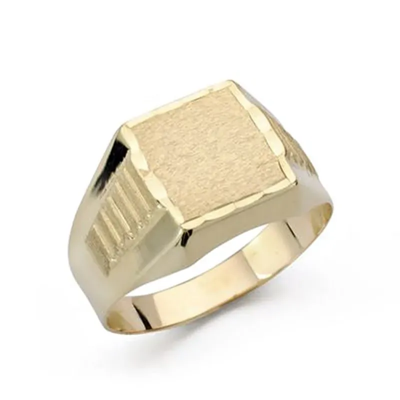 Sello oro 18k cadete tallado [AA0414]