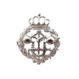 Insignia profesional Ingeniero Industrial Superior escudo plata Ley 9