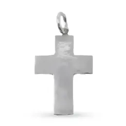 Cruz Cáliz JHS Colgante en Plata de Ley 925m macizo de 32 mm. Grabaci