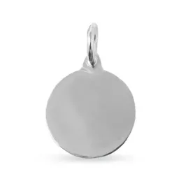San Juan de la Cruz Medalla Religiosa Plata Ley 925m maciza 17 mm.. G