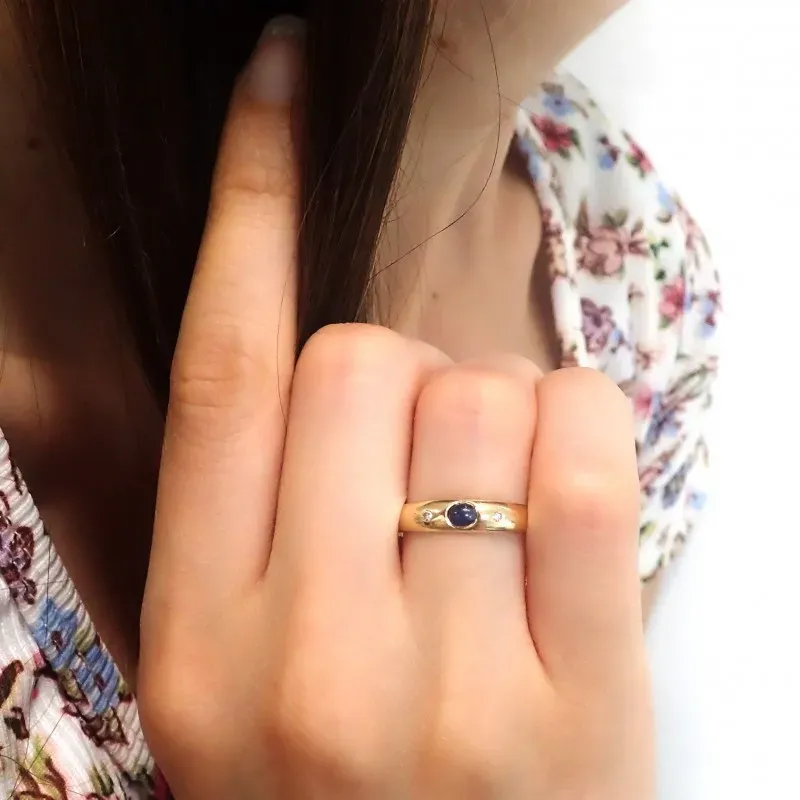 Sortija oro 18k brillante [207]