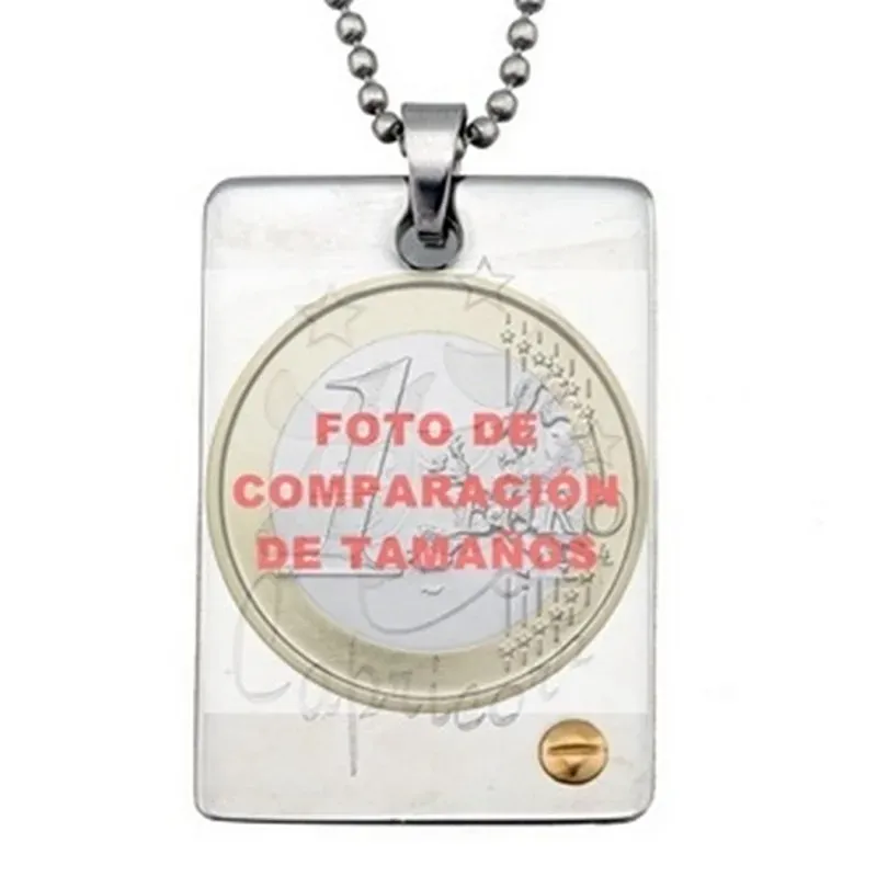 Colgante acero y oro 18k horóscopo zodíaco Capricornio [4976]