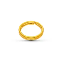 Fornitura oro 18k llaverillo 5mm. [7241]