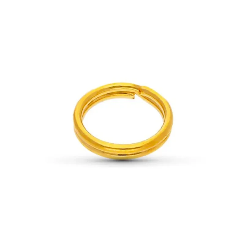 Fornitura oro 18k llaverillo 5mm. [7241]