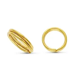 Fornitura oro 18k llaverillo 5mm. [7241]