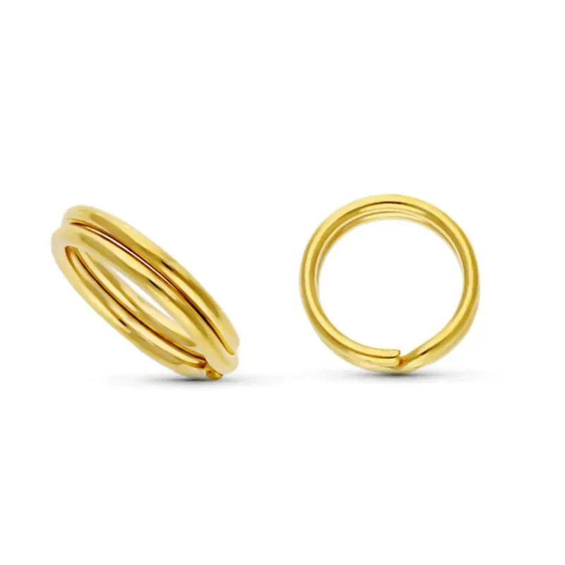 Fornitura oro 18k llaverillo 5mm. [7241]