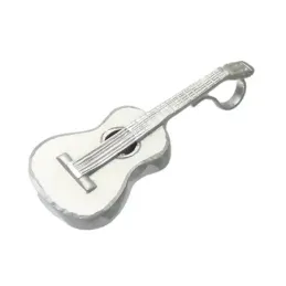Colgante plata ley 925m guitarra española 42mm. [AB0499]