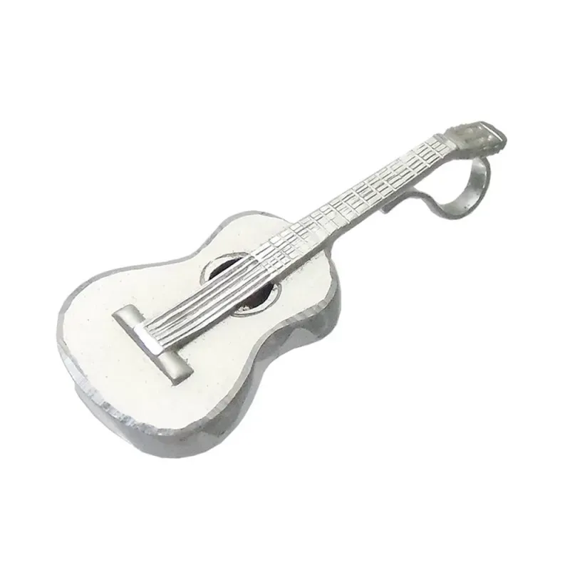 Colgante plata ley 925m guitarra española 42mm. [AB0499]