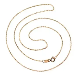 Cadena oro 18k 50cm. forzada 1mm. [AB0711]