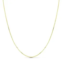 Cadena oro 18k 50cm. forzada 1mm. [AB0711]