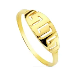 Sortija oro 18k greca [AB1772]