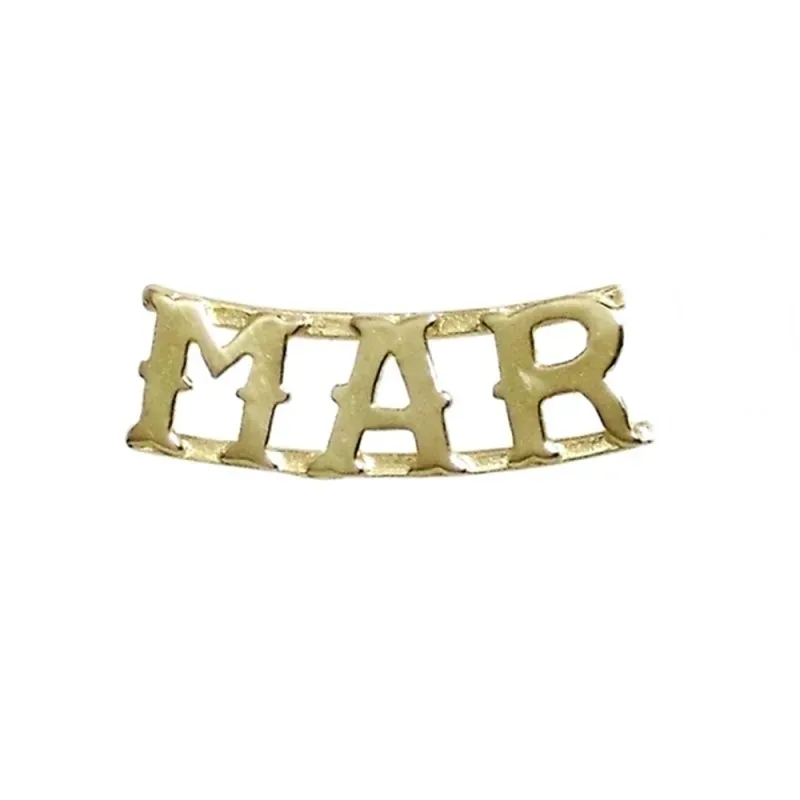Colgante oro 18k nombre 3 letras a elegir [AB3477]