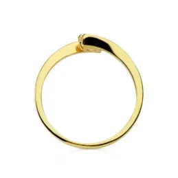 Solitario oro 18k circonita [AB3053]
