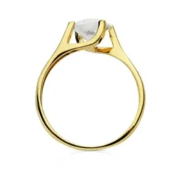 Solitario oro 18k circonita [AB3065]
