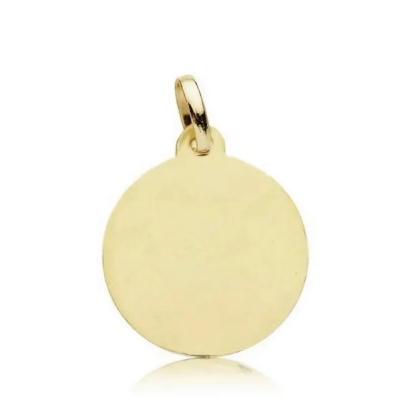Medalla oro 18k escapulario divina infantita 18mm. 2,25gr.  [AB3356]
