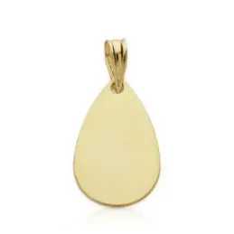 Medalla oro 9k óvalo bebé bajo reloj 19mm. [AB3278GR]