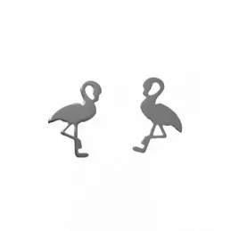 Pendientes plata Ley 925m motivo flamenco [AB4424]