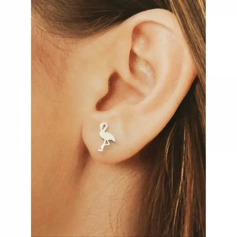 Pendientes plata Ley 925m motivo flamenco [AB4424]