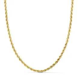 Cordón oro 18k salomónico 50cm. ligero 3mm. [AB4749]