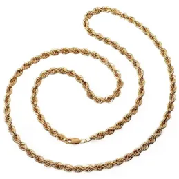 Cordón oro 18k salomónico 60cm. 4mm. [AB4772]