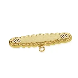 Alfiler oro 18k tallado 30mm. bebé detalle [AB8752GR]
