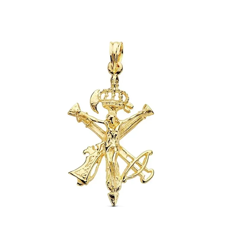 Colgante oro 18k Cristo de la Legión 31mm. [AB9358]