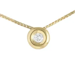 Colgante con Cadena Oro Amarillo 18k modelo Tu Diamante (1 Diamante 2,90mm. 0,10cts.)