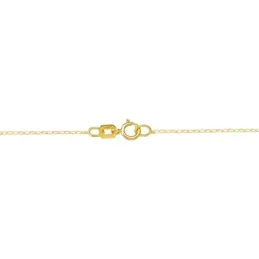 Gargantilla oro 18k cadena forzada 40cm. chapas lunas estrella piedras 5mm. colgando cierre reasa