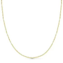 Cadena oro 18k 45cm. eslabón tipo ancla tallado diamantado cierre reasa