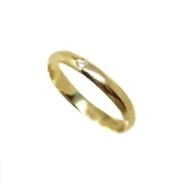 Alianza oro 18k brillante 0.032ct. diámetro 2 mm. Ancho 3x3 mm. Se pu