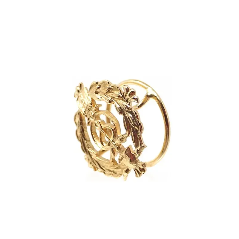 Insignia profesional Agente Comercial oro 18k escudo solapero 16mm.