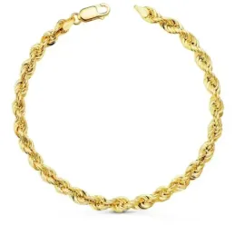 Pulsera Cordón Salomónico 20 cm. Oro 18k