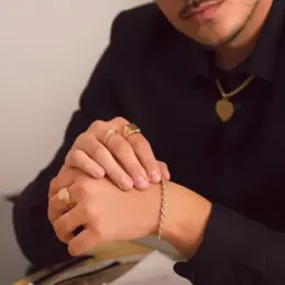 Pulsera Cordón Salomónico 20 cm. Oro 18k