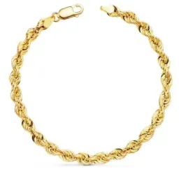 Pulsera Oro 18k Cordón Salomónico 21 cm.