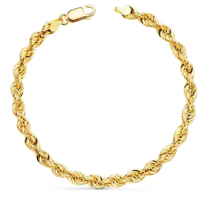 Pulsera Oro 18k Cordón Salomónico 21 cm.