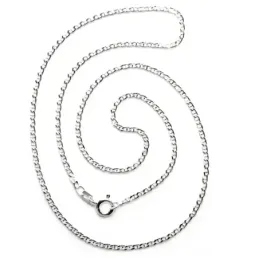 Cadena plata ley 925m lisa 45cm. marina 0.50mm. [AB0395]