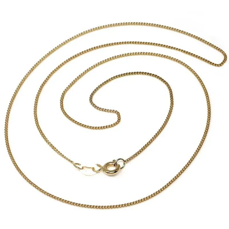 Cadena oro 18k maciza barbada 45 cm. 0.8 mm. 2.15 grs. [9484]