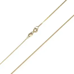 Cadena oro 18k maciza barbada 45 cm. 0.8 mm. 2.15 grs. [9484]