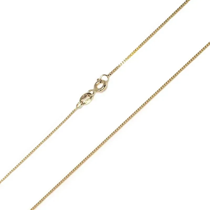 Cadena oro 18k maciza barbada 45 cm. 0.8 mm. 2.15 grs. [9484]