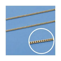 Cadena oro 18k maciza barbada 50 cm. 0.8 mm. 2.25 grs. [9485]