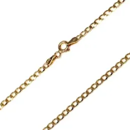 Cadena oro 18k barbada 60 cm maciza 2,5 mm 7.75 gr. [9633]