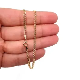 Cadena oro 18k barbada 60 cm maciza 2,5 mm 7.75 gr. [9633]