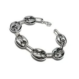 Pulsera plata ley 925m calabrote mediana liso continuo [AB0045]