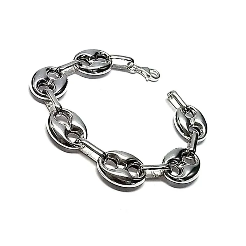 Pulsera plata ley 925m calabrote mediana liso continuo [AB0045]